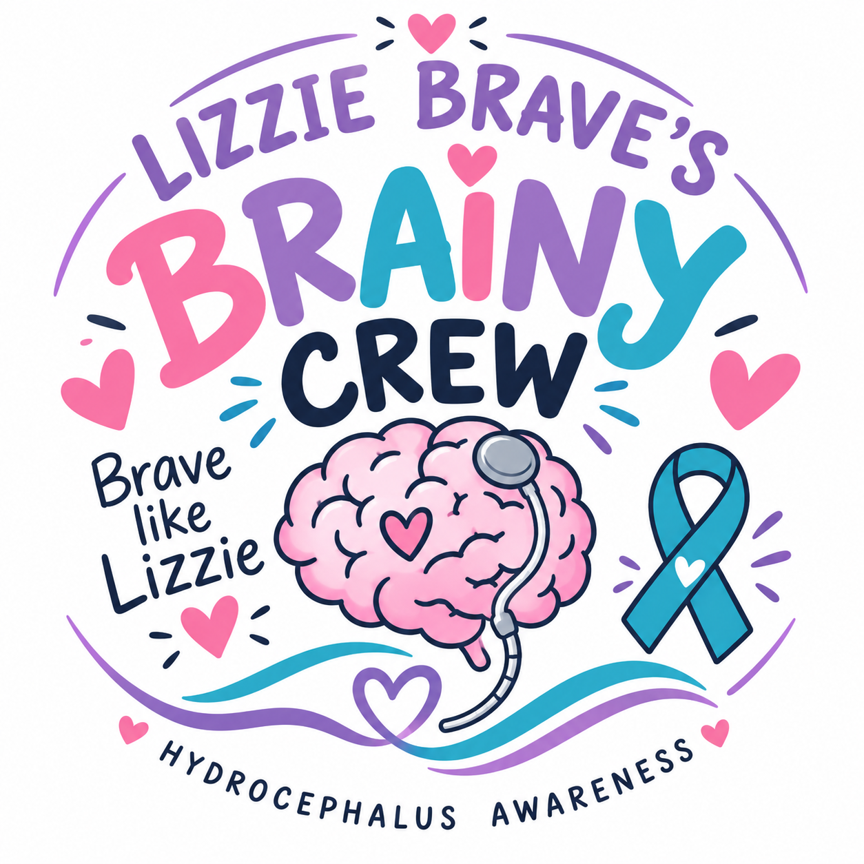 Lizzie Brave's Brainy Crew logo